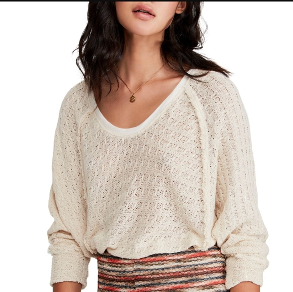 We The Free Sweaters - We the Free Cream Sweater